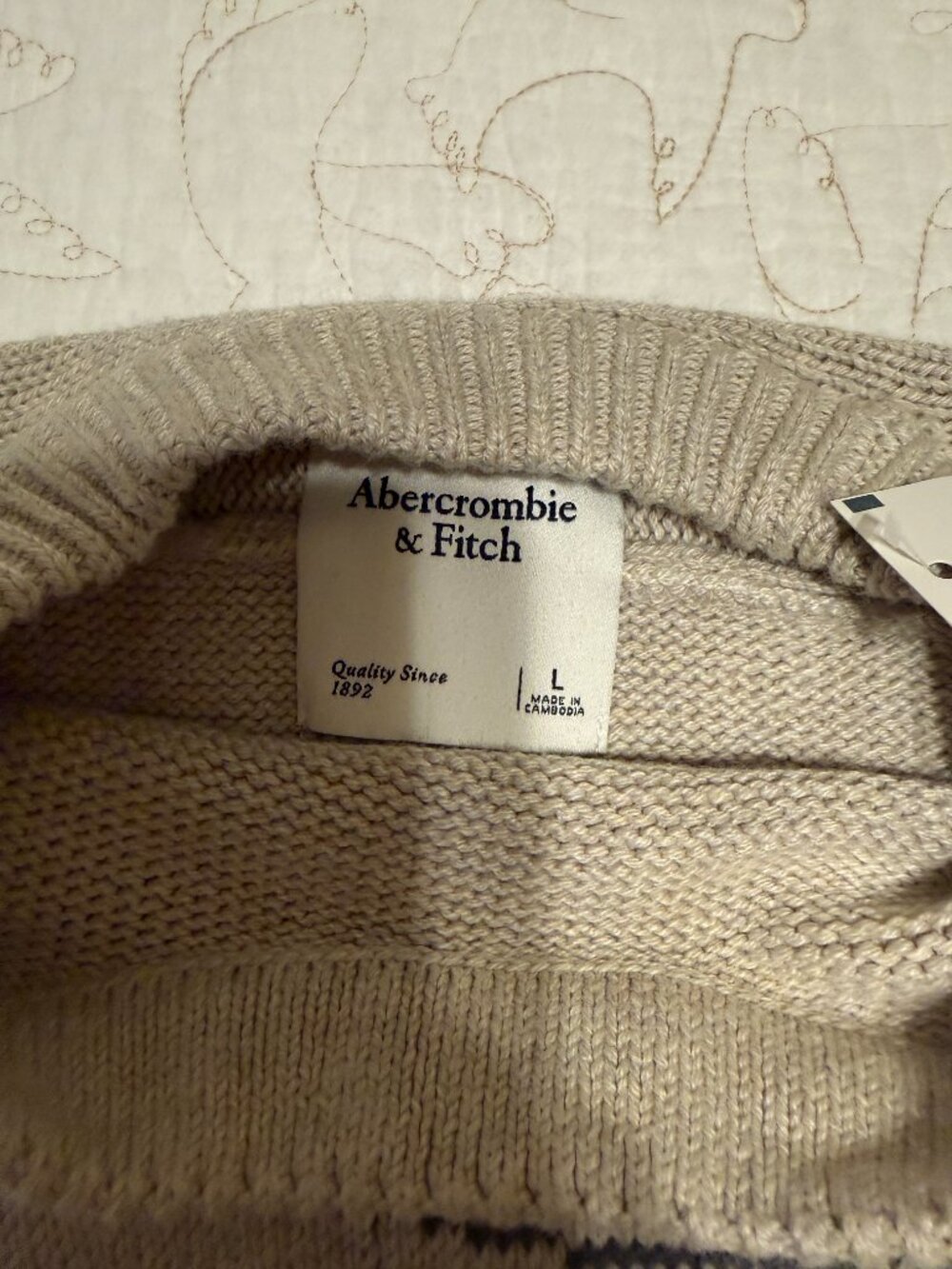 NWT! A&F Madeline Cowgirl Crew Sweater - Picture 2 of 3